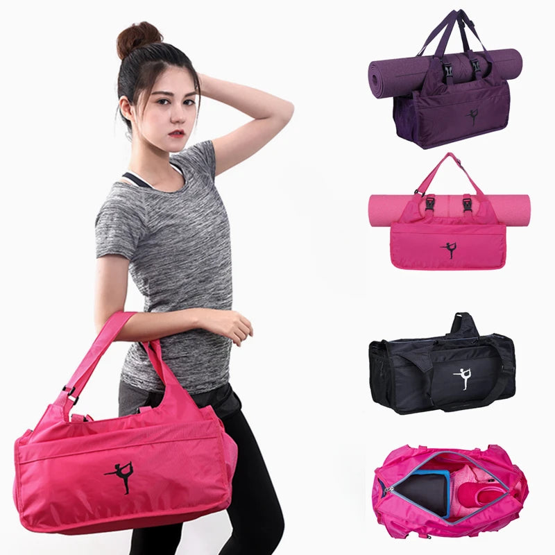 Yoga Bag Waterproof Sport Shoulder Bag without Mat