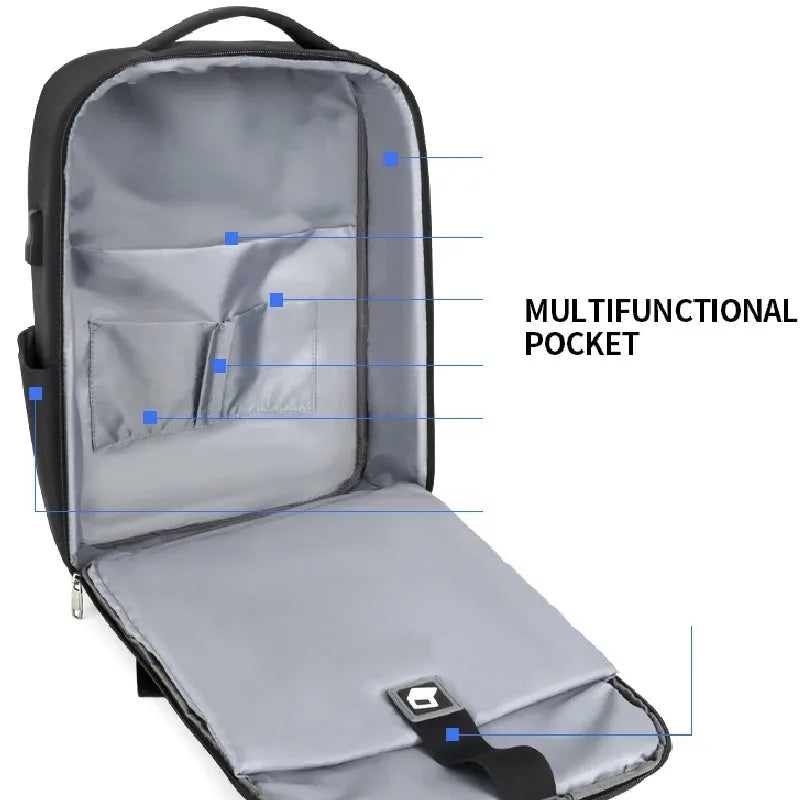  Hard Shell Backpack /Anti-Theft/ Waterproof 15.6" Laptop 