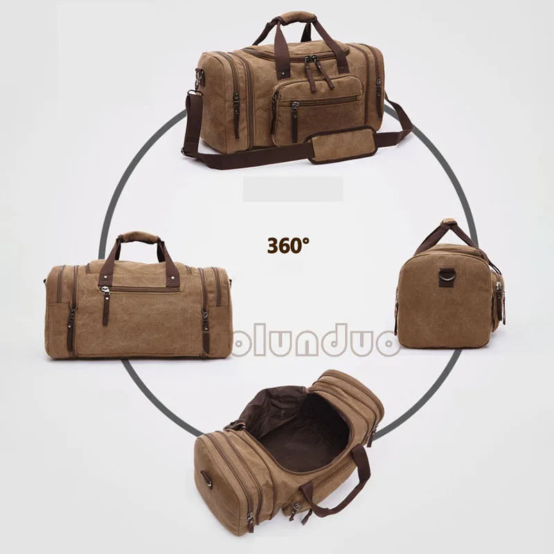  Canvas Travel Bags/Large Capacity /Gym