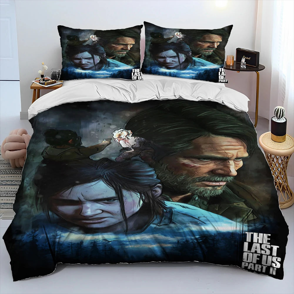 The Last of Us  Comforter Bedding Set/Duvet Cover Bed Set Quilt Cover Pillowcase/King Queen Size Bedding Set