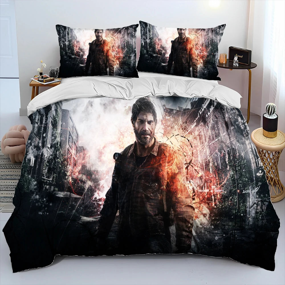 The Last of Us  Comforter Bedding Set/Duvet Cover Bed Set Quilt Cover Pillowcase/King Queen Size Bedding Set