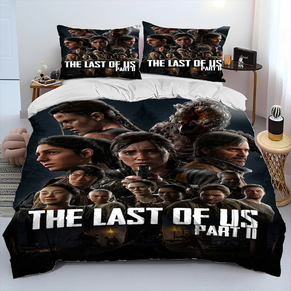 The Last of Us  Comforter Bedding Set/Duvet Cover Bed Set Quilt Cover Pillowcase/King Queen Size Bedding Set