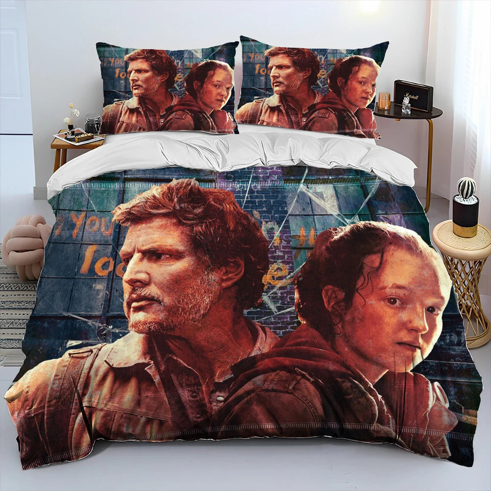 The Last of Us  Comforter Bedding Set/Duvet Cover Bed Set Quilt Cover Pillowcase/King Queen Size Bedding Set