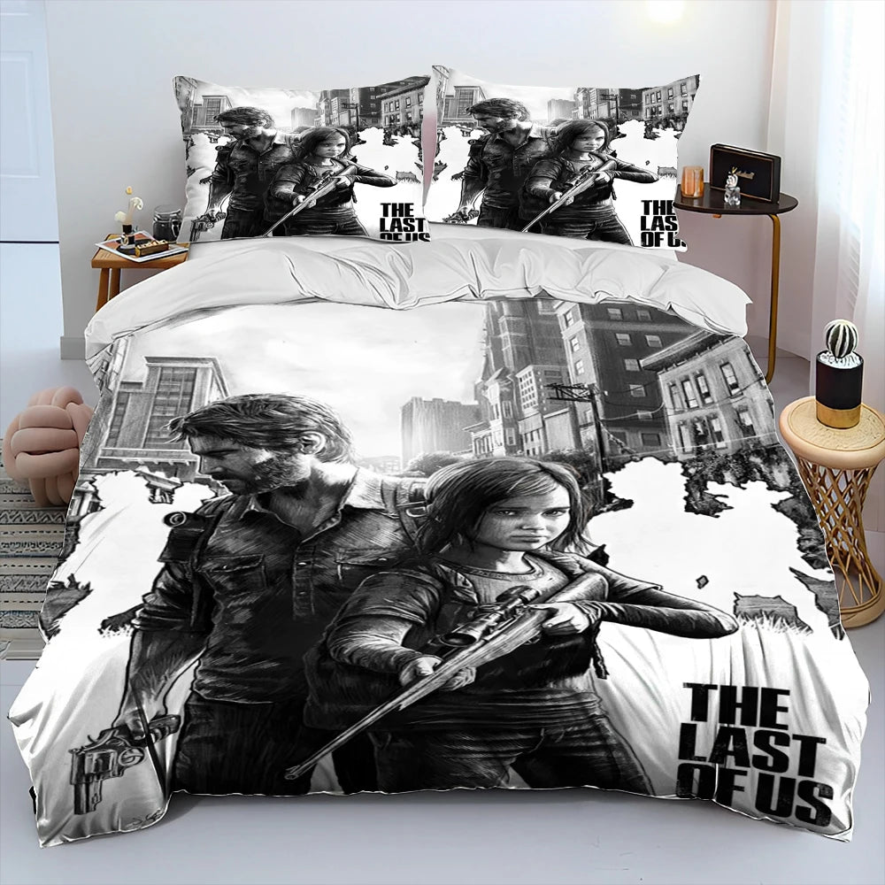 The Last of Us  Comforter Bedding Set/Duvet Cover Bed Set Quilt Cover Pillowcase/King Queen Size Bedding Set