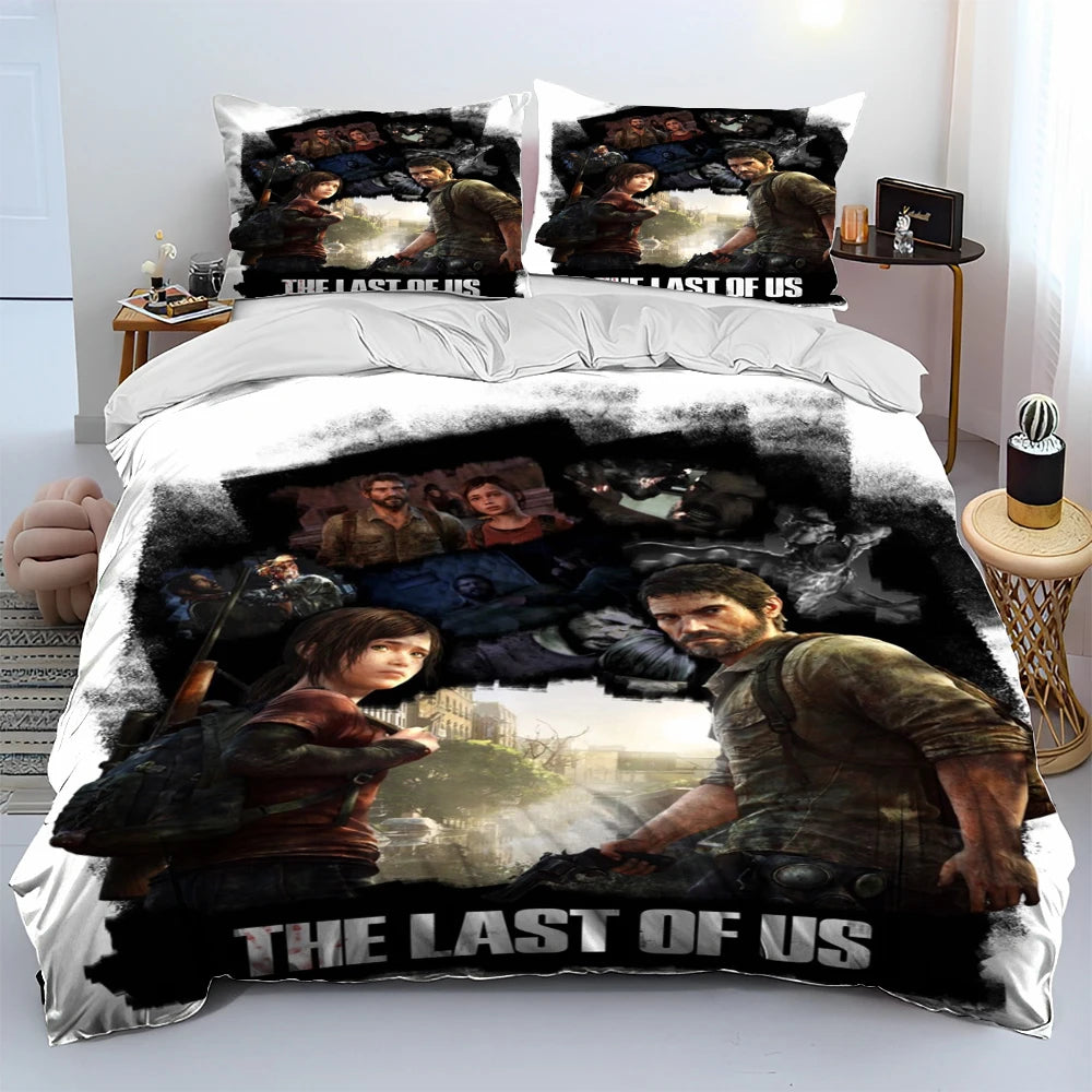 The Last of Us  Comforter Bedding Set/Duvet Cover Bed Set Quilt Cover Pillowcase/King Queen Size Bedding Set