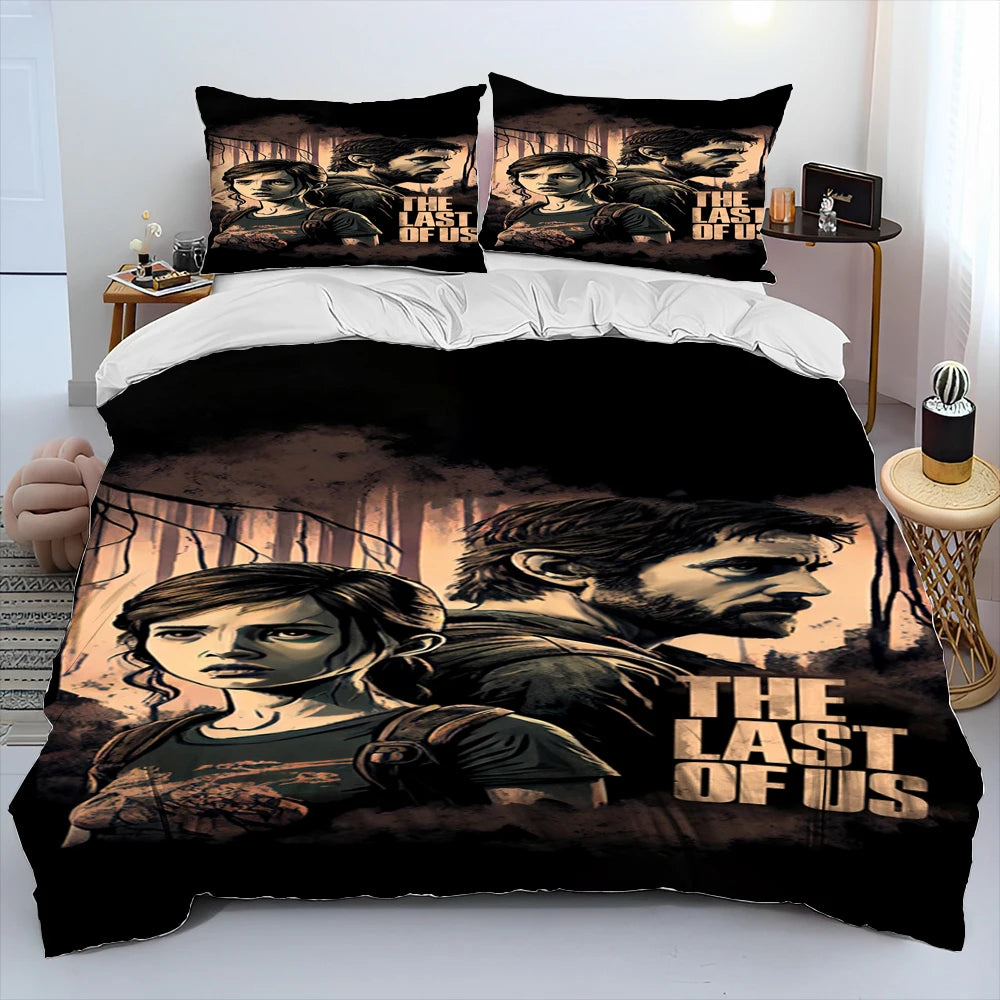 The Last of Us  Comforter Bedding Set/Duvet Cover Bed Set Quilt Cover Pillowcase/King Queen Size Bedding Set