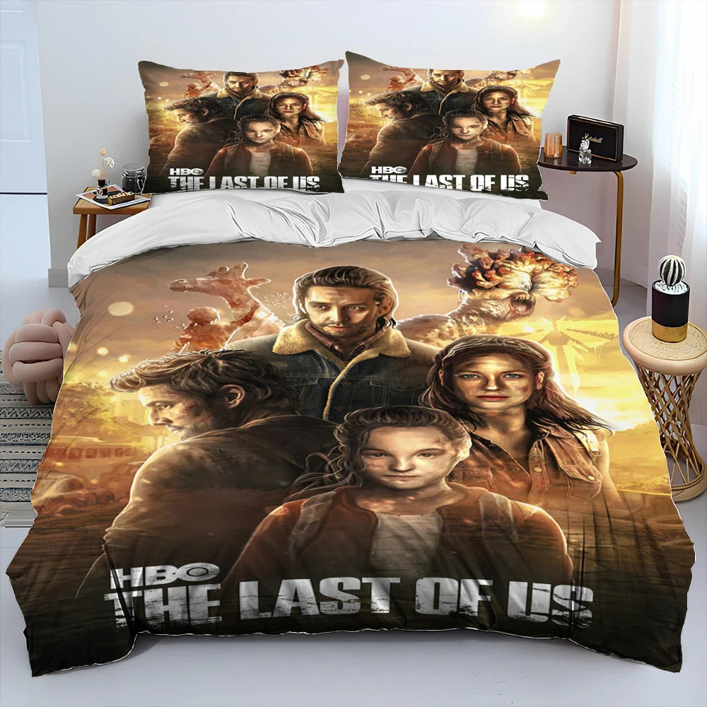 The Last of Us  Comforter Bedding Set/Duvet Cover Bed Set Quilt Cover Pillowcase/King Queen Size Bedding Set