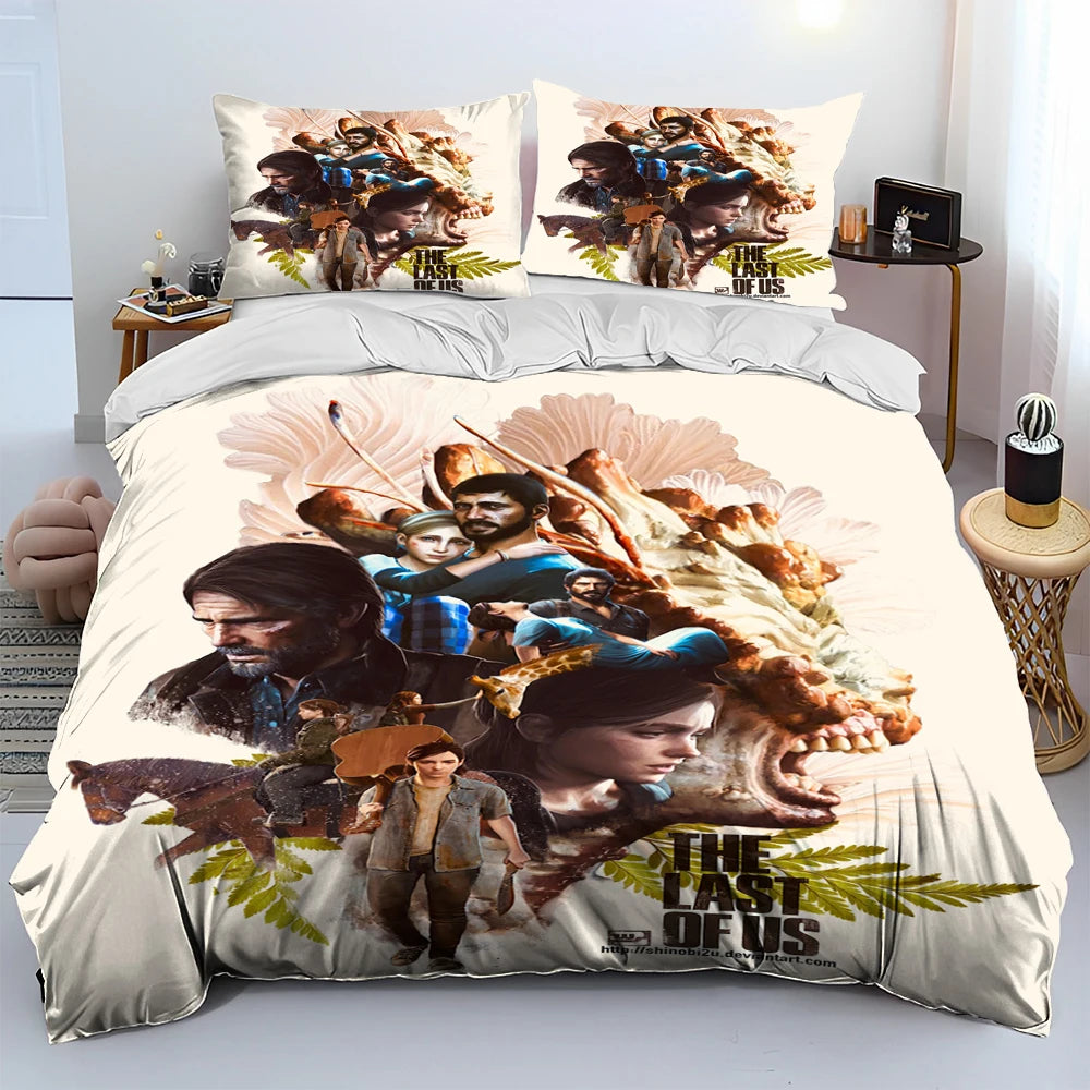 The Last of Us  Comforter Bedding Set/Duvet Cover Bed Set Quilt Cover Pillowcase/King Queen Size Bedding Set