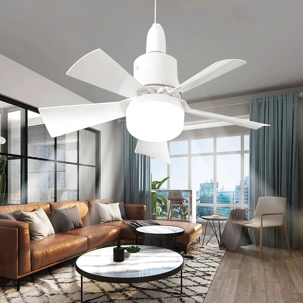 Led 30W Ceiling Fan Light E27 with Remote Control  Use 85-265V