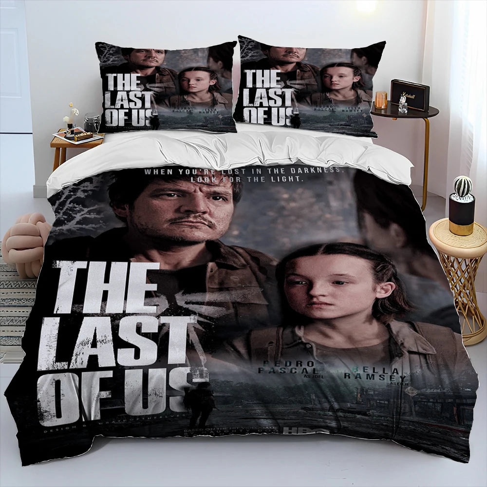 The Last of Us  Comforter Bedding Set/Duvet Cover Bed Set Quilt Cover Pillowcase/King Queen Size Bedding Set