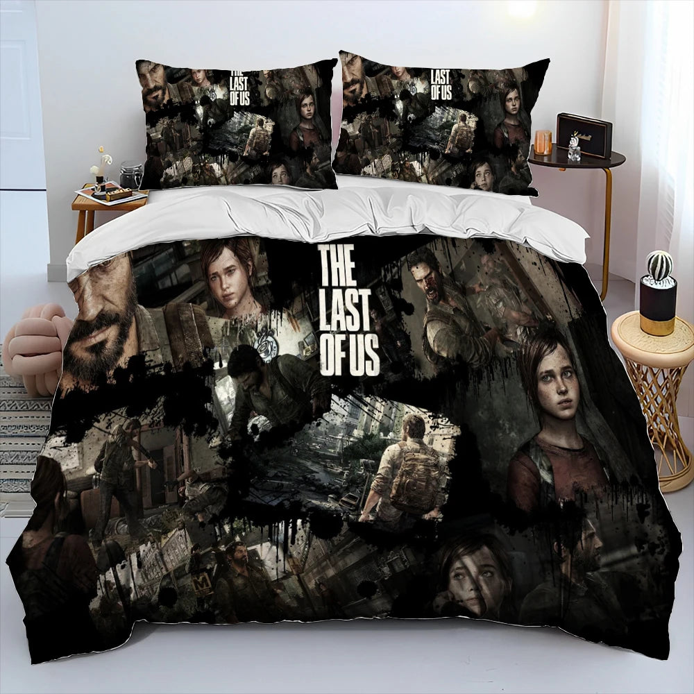 The Last of Us  Comforter Bedding Set/Duvet Cover Bed Set Quilt Cover Pillowcase/King Queen Size Bedding Set