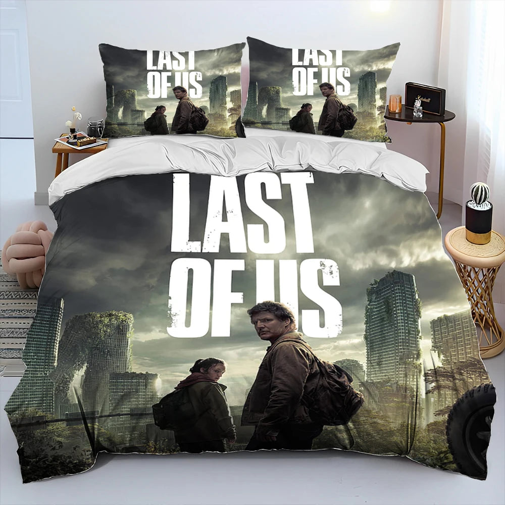 The Last of Us  Comforter Bedding Set/Duvet Cover Bed Set Quilt Cover Pillowcase/King Queen Size Bedding Set