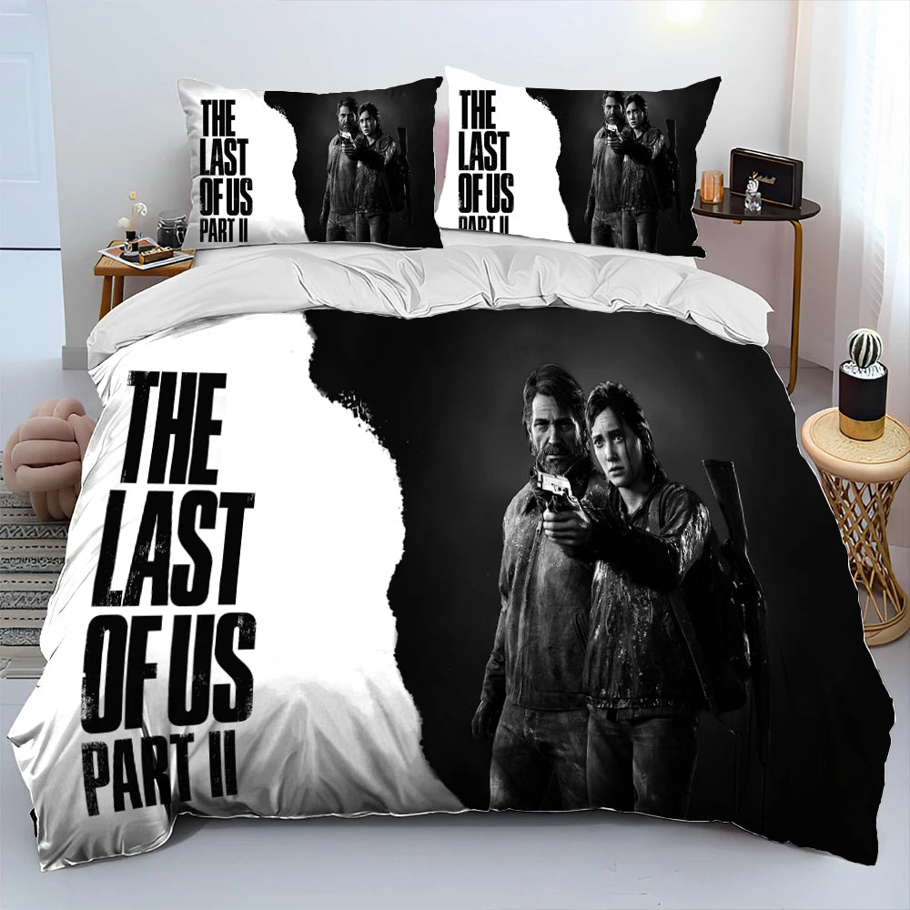 The Last of Us  Comforter Bedding Set/Duvet Cover Bed Set Quilt Cover Pillowcase/King Queen Size Bedding Set