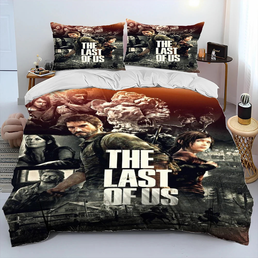 The Last of Us  Comforter Bedding Set/Duvet Cover Bed Set Quilt Cover Pillowcase/King Queen Size Bedding Set