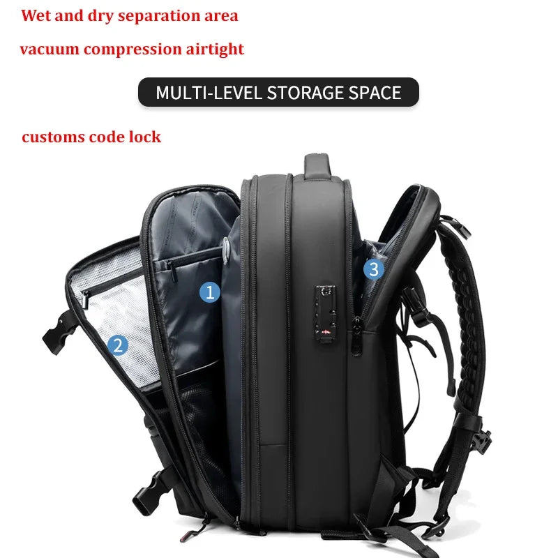 17 Inch Laptop Backpack Vacuum Compression / Large Capacity/ School Backpack 