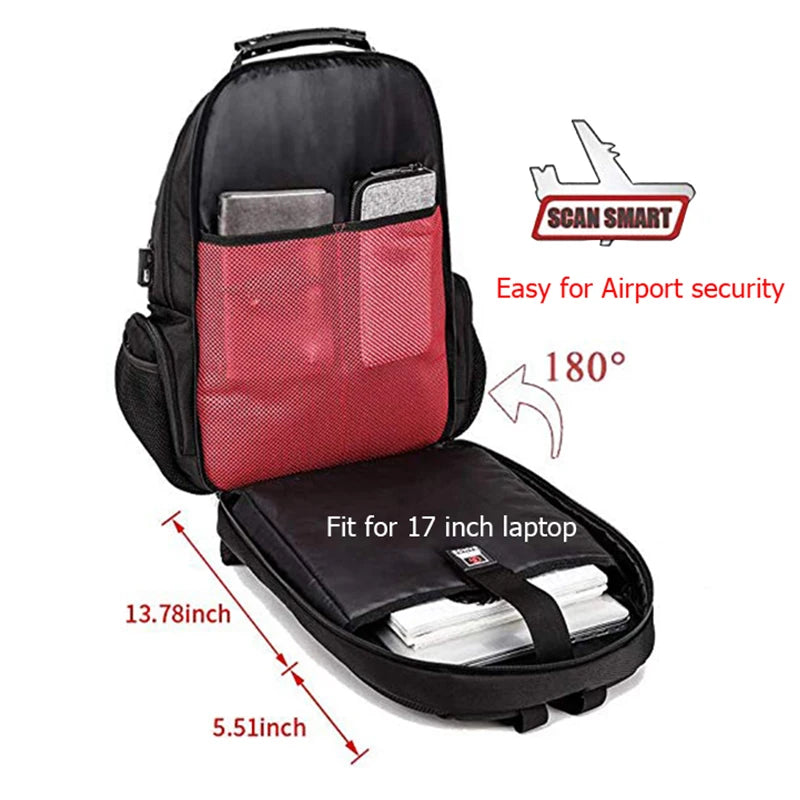 Male/Female 45L Travel Backpack 15.6 Laptop / anti Theft/ Waterproof 