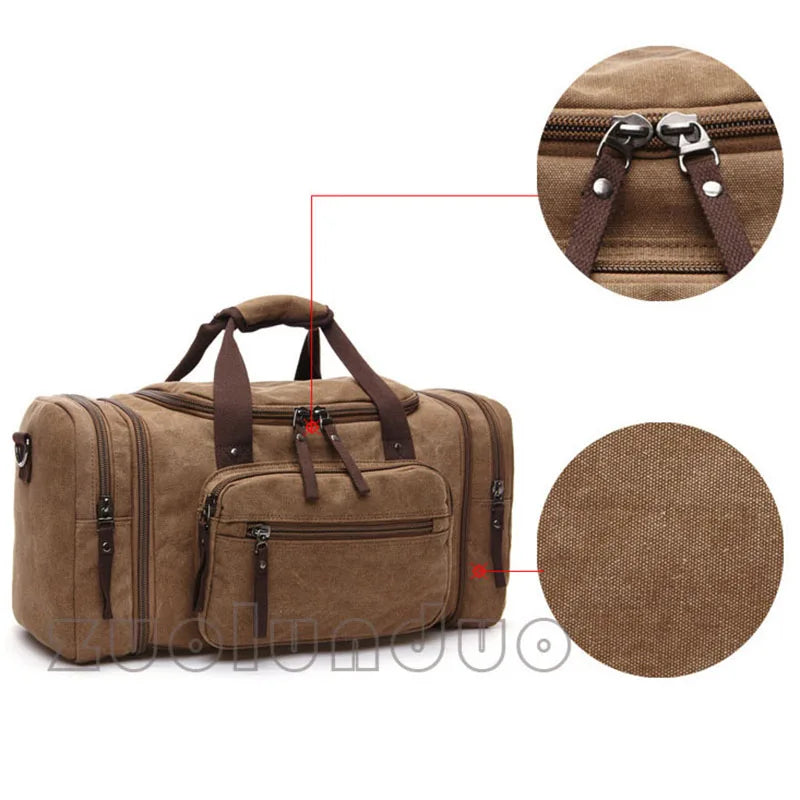  Canvas Travel Bags/Large Capacity /Gym