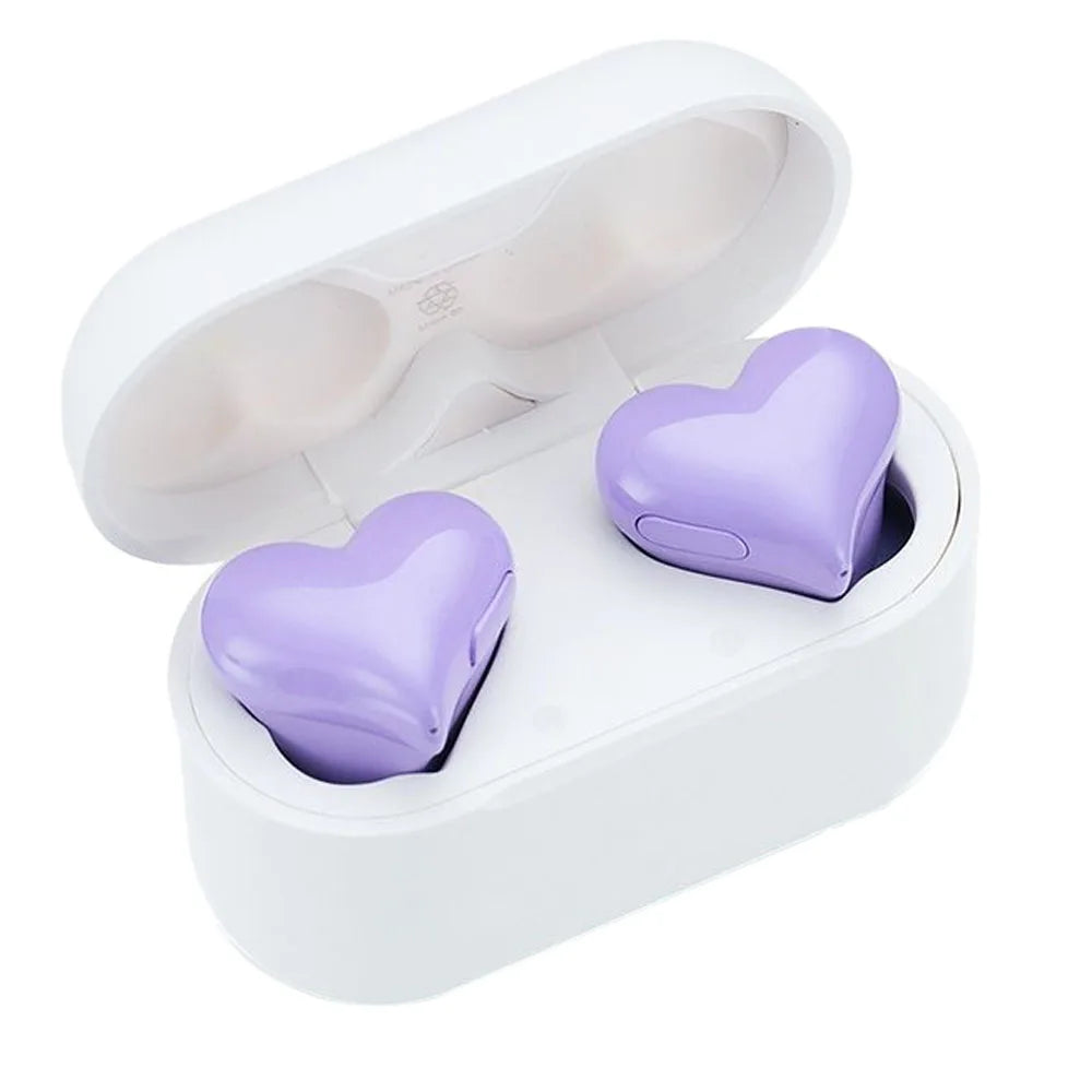 Wireless Bluetooth Headphones Heart Shaped 