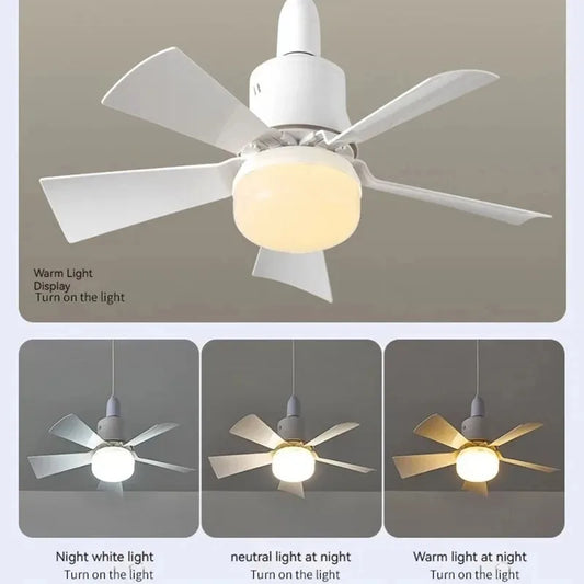 Led 30W Ceiling Fan Light E27 with Remote Control  Use 85-265V