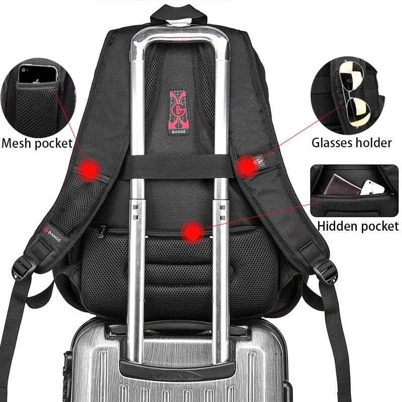 Male/Female 45L Travel Backpack 15.6 Laptop / anti Theft/ Waterproof 