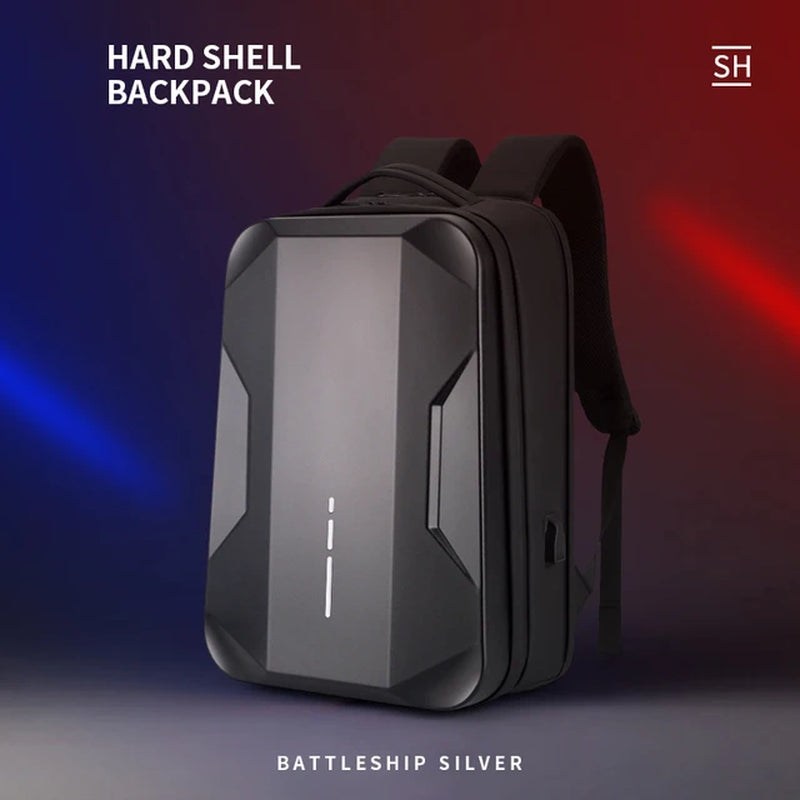 Hard Shell Backpack for Men 17.3 Inch Gaming Laptop Backpackanti Theft Travel Backpack